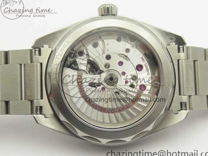 0425 Aqua Terra 150M Master Chronometers VSF 1:1 Best Edition Deep Blue Dial Silver Hand on SS Bracelet A8900 Super Clone HighPerformance 8013